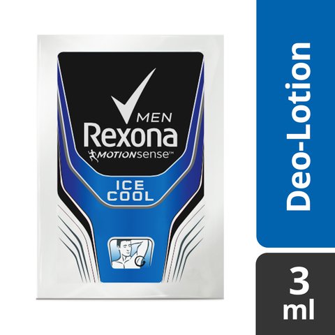 Rexona Men Deodorant Lotion Ice Cool 3 sachets x 3 ml