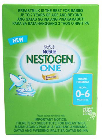 Nestogen 1 L Comfortis Formula Milk Powder 0-6 Months 135 g