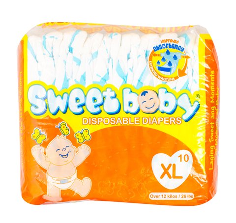 Sweet Baby Diaper Extra Large 10 pcs /pack
