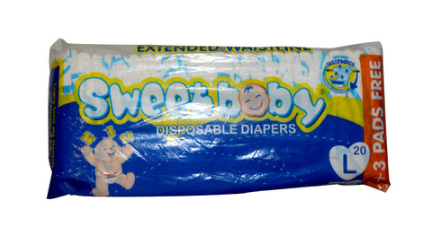 Sweet Baby Diaper Large 20 pcs /pack