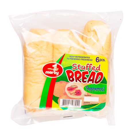 Marby Stuffed Bread Pepperoni 6 pcs /pack