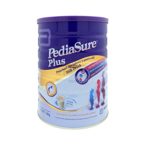 Pediasure Plus Preschool Age Classic Vanilla Milk Supplement (Above 3 Years Old) 1.6 kg
