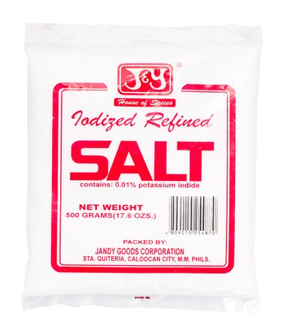 J&amp;Y Iodized Refined Salt 500 g