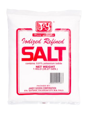 J&amp;Y Iodized Refined Salt 1 kg