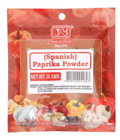 J&amp;Y Paprika Powder 30 g