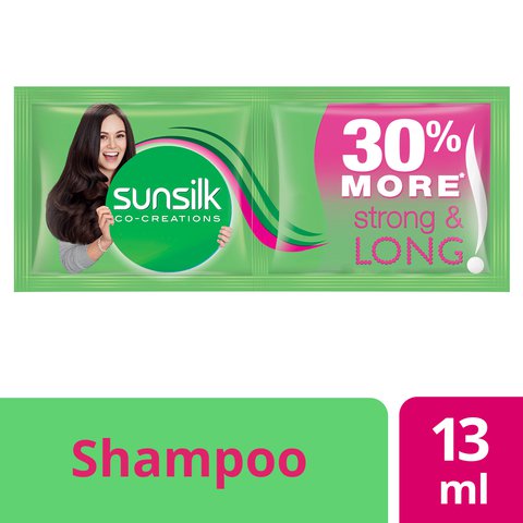 Sunsilk Shampoo Strong &amp; Long 6 sachets x 13 ml