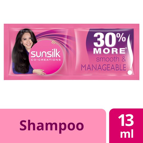 Sunsilk Shampoo Smooth &amp; Manageable 6 sachets x 13 ml
