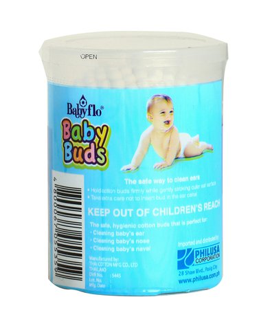 Babyflo Baby Buds Canister 300 pcs