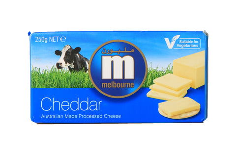 Melbourne Cheddar Processed Cheese 250 g