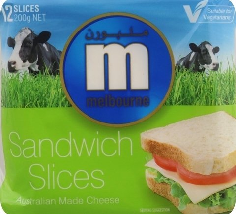 Melbourne Sandwich Cheese Slices 12 pcs /pack (200 g)