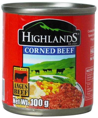 Highlands Corned Beef 100 g