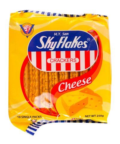 Sky Flakes Crackers Cheese 1 pack (25 g x 10 pcs)