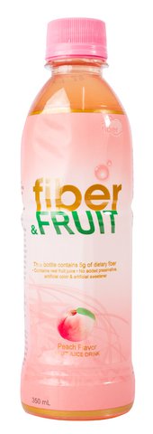 Fiber & Fruit Peach Flavor Juice Drink 350 ml