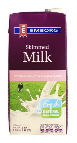 Emborg Skimmed Milk 1 l