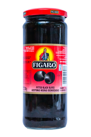 Figaro Pitted Black Olive 450 g