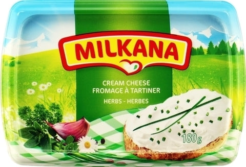 Milkana Cream Cheese Spread Herbs 180 g