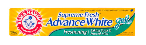 Arm &amp; Hammer Supreme Fresh Advance White Toothpaste - Baking Soda &amp; Frosted Mint 120 ml