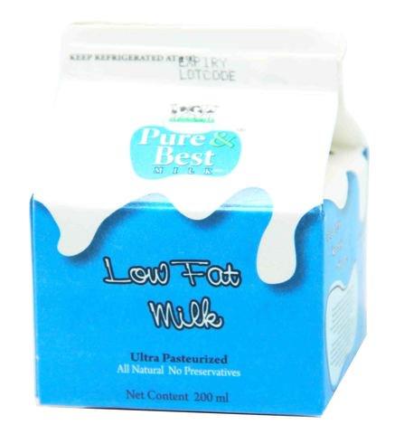 Pure &amp; Best Low Fat Milk 200 ml
