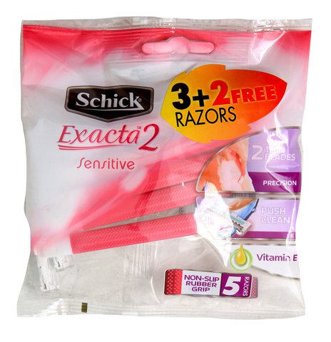 Schick Razors Exacta2 Pink 3+2 pcs /pack