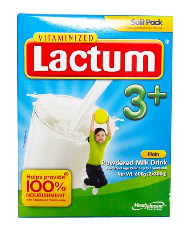 Lactum 3+ Powdered Milk Drink Plain 600 g