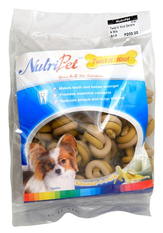 Nutripet Twist N' Knot Banana Milk 200 g