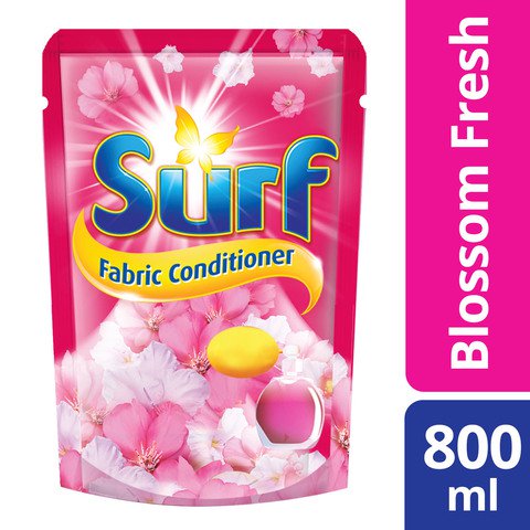 Surf Pink Fabric Conditioner Blossom Fresh Pouch 800 ml
