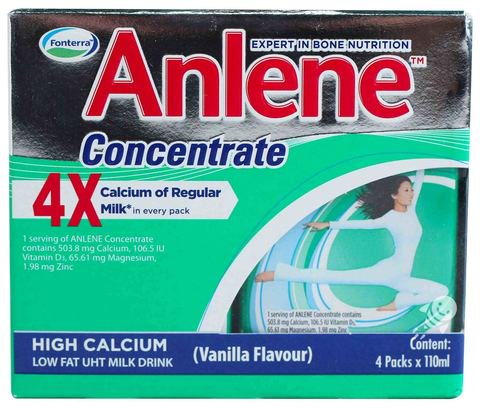 Anlene Concentrate Vanilla 1 pack (4 pcs x 110 ml)