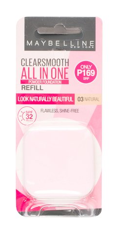 Maybelline Clearsmooth All in One Powder Foundation Natural 1 pc