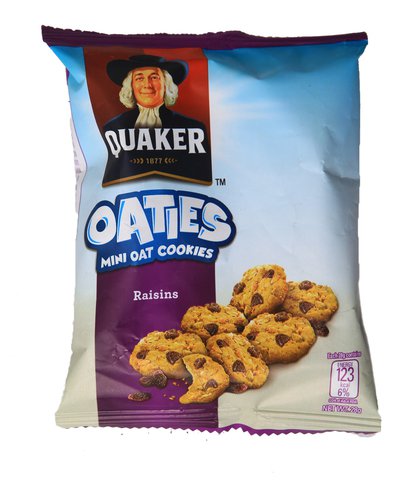 Quaker Oaties Cookies Raisin 28 g