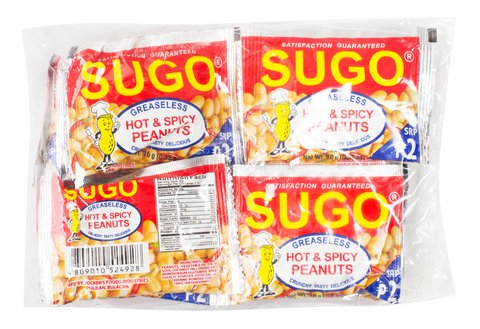 Sugo Peanut Hot &amp; Spicy 12 pcs /pack