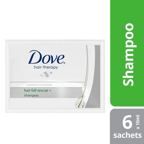 Dove Shampoo Hair Fall Rescue 10 ml x 6 pcs