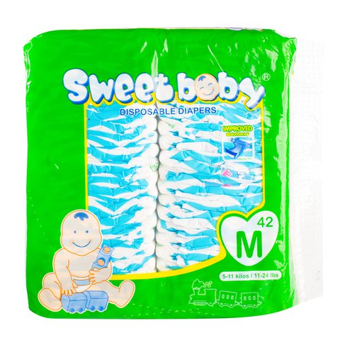 Sweet Baby Diapers Medium 42 pcs /pack