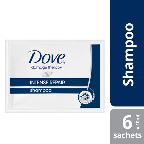 Dove Shampoo Intense Repair 10 ml x 6 pcs