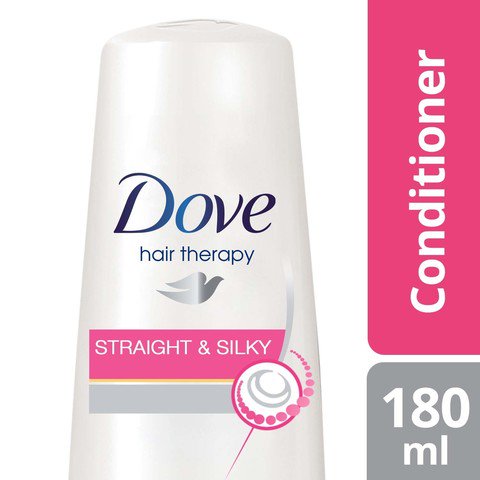 Dove Hair Conditioner Straight &amp; Silky 180 ml