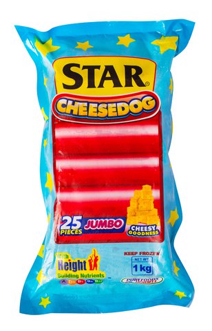 Purefoods Star Cheeseedog Jumbo 1 kg