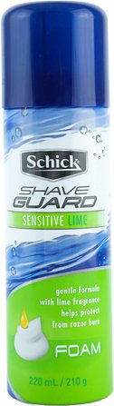 Schick Facial Shave Foam Lemon 220 ml