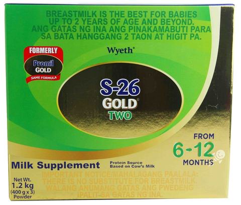 Promil S-26 Gold Two 6-12 Months 1.2 kg