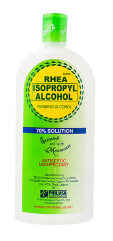 Rhea Isopropyl Alcohol 70% Scented And With Moisturizer 500 ml