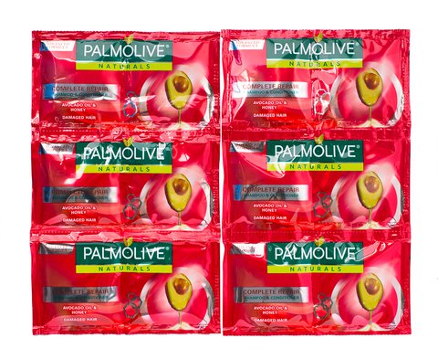 Palmolive Complete Repair Shampoo &amp; Conditioner 1 pack (6 pcs x 13 ml)