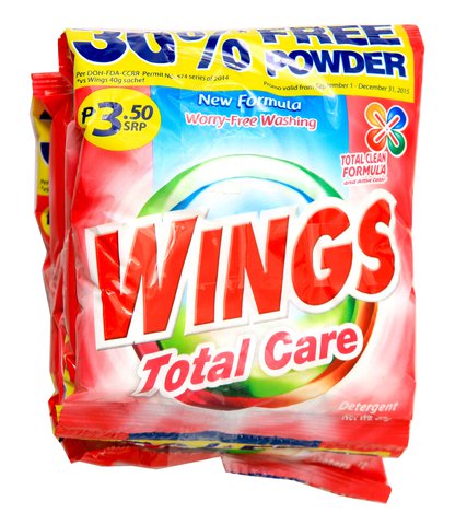 Wings Total Care Laundry Detergent 6 x 40 g