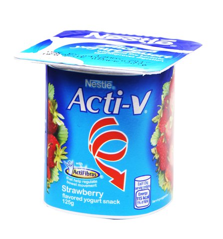 Nestle Acti-V Strawberry Yogurt Snack 125 g