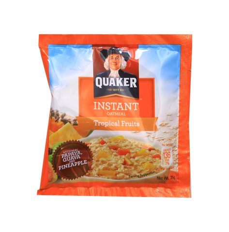 Quaker Instant Oatmeal Tropical Fruit 35 g