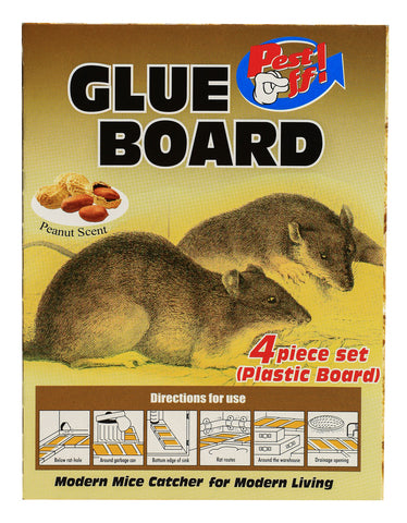 Pest-Off Glueboard Peanut 4 pcs /pack