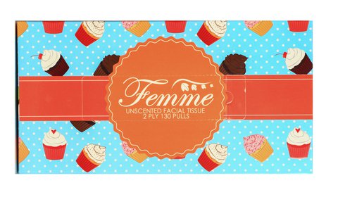 Femme Facial Tissue 2 Ply 130 sheets /roll