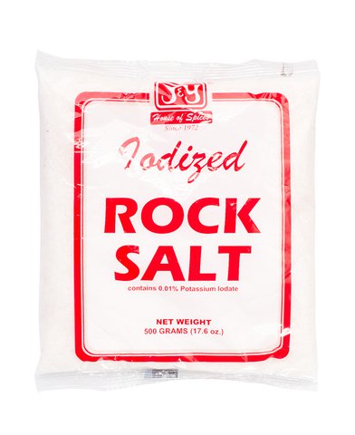 J&amp;Y Iodized Rock Salt 500 g