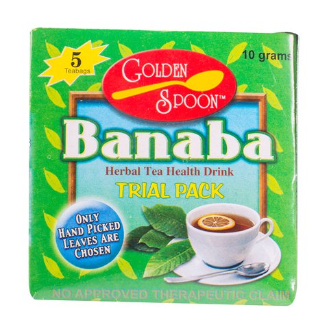 Golden Spoon Banaba Herbal Tea Health Drink Trial Pack 10 g