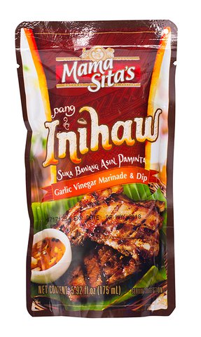 Mama Sita's Pang Inihaw - Garlic Vinegar Marinaed &amp; Dip Marinade 175 ml