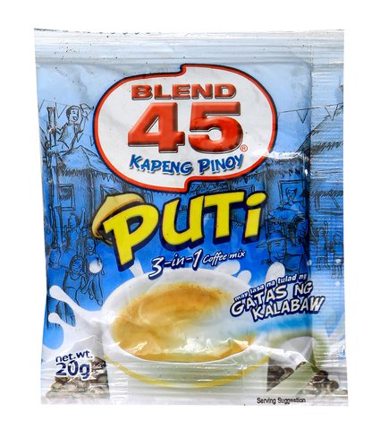 Blend 45 3 In 1 Kapeng Puti 20 g