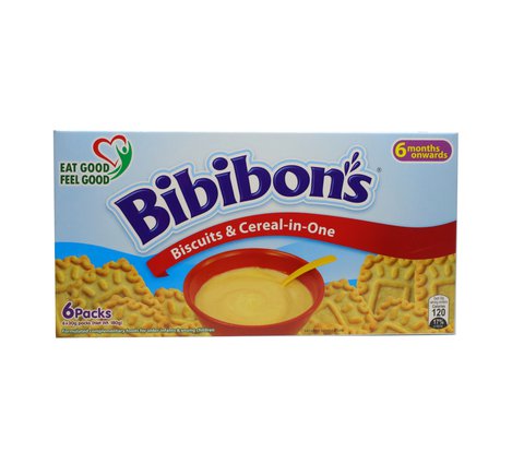 Bibibon's Biscuits &amp; Cereal In One - Nibblers (6 Months Onwards) 180 g
