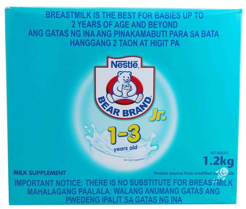 Bear Brand Jr. Milk 1-3 Years Old 1.2 kg